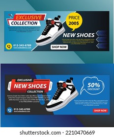 Sneakers on abstract background, realistic style. Sports shoes for running, fitness or walking. Can be used for web, flyers, print, brochures, presentation, banners. Vector illustration 