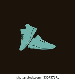 Sneakers pair icon