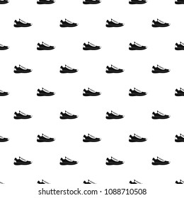 Sneakers pattern vector seamless repeating for any web design