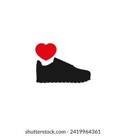 Pandillas de corazón rojo. Ilustración vectorial.