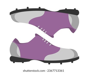 Sneakers for running or jogging, isolated sports shoes for active events and working out, football or tennis. Footwear for sportsmen, boots with shoelaces and steady sole. Vector in flat style