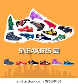 sneakers running shoes