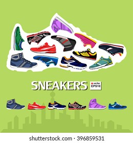 sneakers running shoes