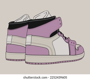 Sneakers Shoes for Teenagers and Basketball Player