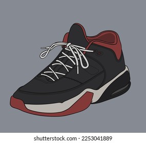 Sneakers Shoes for Teenagers and Basketball Player