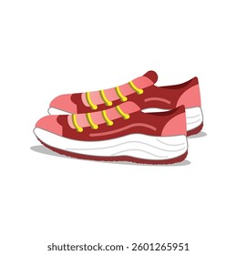 sneakers for sports isolated on a white background