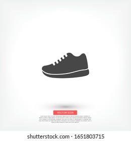 sneakers is sports. vector graphics of shoes. stylish work shoes. sneaker in flat style 10 eps. the work is done for your use.