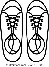 Sneakers from The Top Angle
