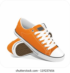 Sneakers. vector