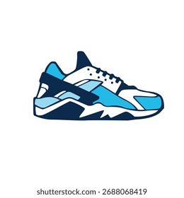 sneakers vector abstract logo modern style