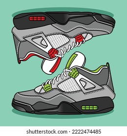 Turnschuhe Vektor-Design für Sport
