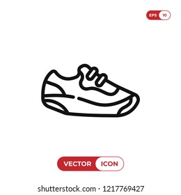 Sneakers vector icon