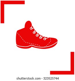 Sneakers vector icon.
