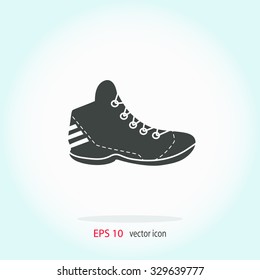 Sneakers vector icon.
