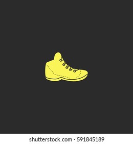 Sneakers Vector Icon Stock Vector (Royalty Free) 591845189 | Shutterstock