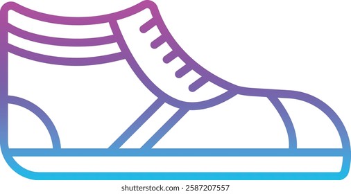 Sneakers vector icon. Can be used for printing, mobile and web applications.