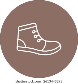 Sneakers vector icon. Can be used for printing, mobile and web applications.