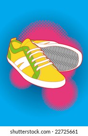 Sneakers, vector illustration.