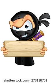 Sneaky Looking Ninja Character