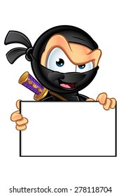 Sneaky Looking Ninja Character