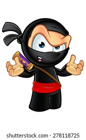 Sneaky Looking Ninja Character