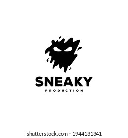 Sneaky Peek Face Logo Icon Vector Template