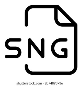 Los archivos de documento SNG se pueden utilizar para reproducir música mediante herramientas de software dedicadas