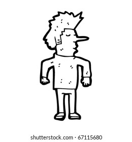 farejando desenho animado
