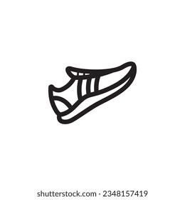 Sniker icon. Shoe icon illustration. Stock vector illustration.