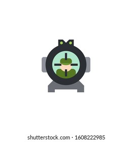 sniper creative icon. From Gaming icons collection. Isolated sniper sign on white background