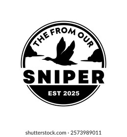 sniper logo bird in flight, and various