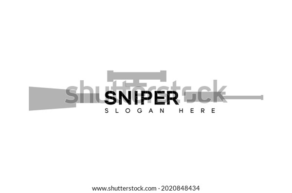 Sniper Logo Icon Design Template Vector Stock Vector (Royalty Free ...