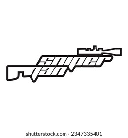 
Sniper Man Logo Inicial Typography Patch V89 Patch Streetwear, Urban, Luxury, Modern Design Patch Uso comercial