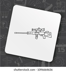 Sniper rifle doodle