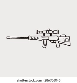 Sniper rifle doodle