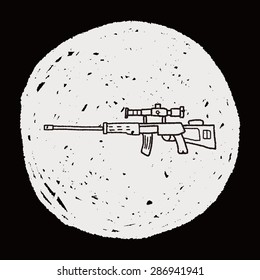 Sniper rifle doodle