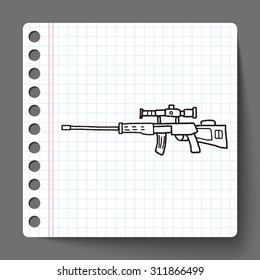 Sniper rifle doodle