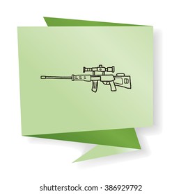 Sniper rifle doodle