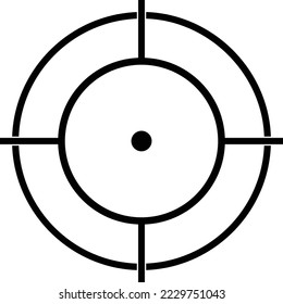 sniper rifle target. Focus target vector icon. Target goal icon. target focus arrow. marketing aim design