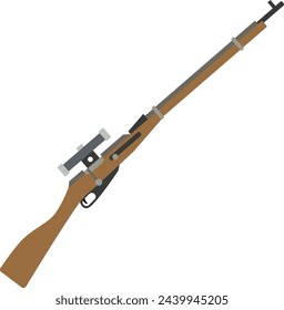 Scharfschützengewehr. Zielschießpistole. Militärwaffe