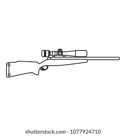 sniper rifle weapon icon