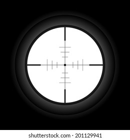 Sniper Scope Cross Hairs - Vector