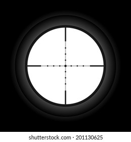 Sniper Scope Cross Hairs - Vector