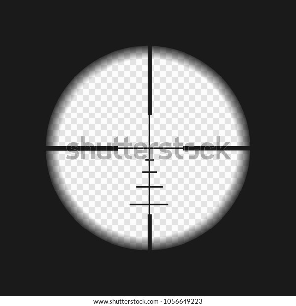 Sniper Sight Measurement Marks Rifler Scope Stock Vector (royalty Free 