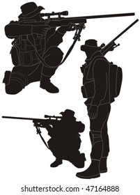 Sniper silhouette