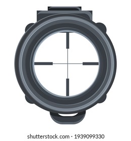 Sniper target icon. Cartoon of Sniper target vector icon for web design isolated on white background