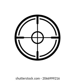 Snipper-Zielsymbol-Strichstil