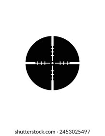 Icono de francotirador, Vector de mejor ícono plano.