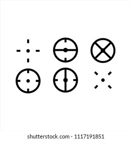 Sniper target vector illustration