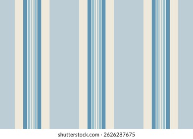 Líneas de textura textil de aniversario, tela de fondo de Vertical icónica. Tritish raya de Vector de patrón sin costuras en la paleta de colores claro y cian.